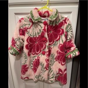 Corky & company girls coat‎ sz 6x floral